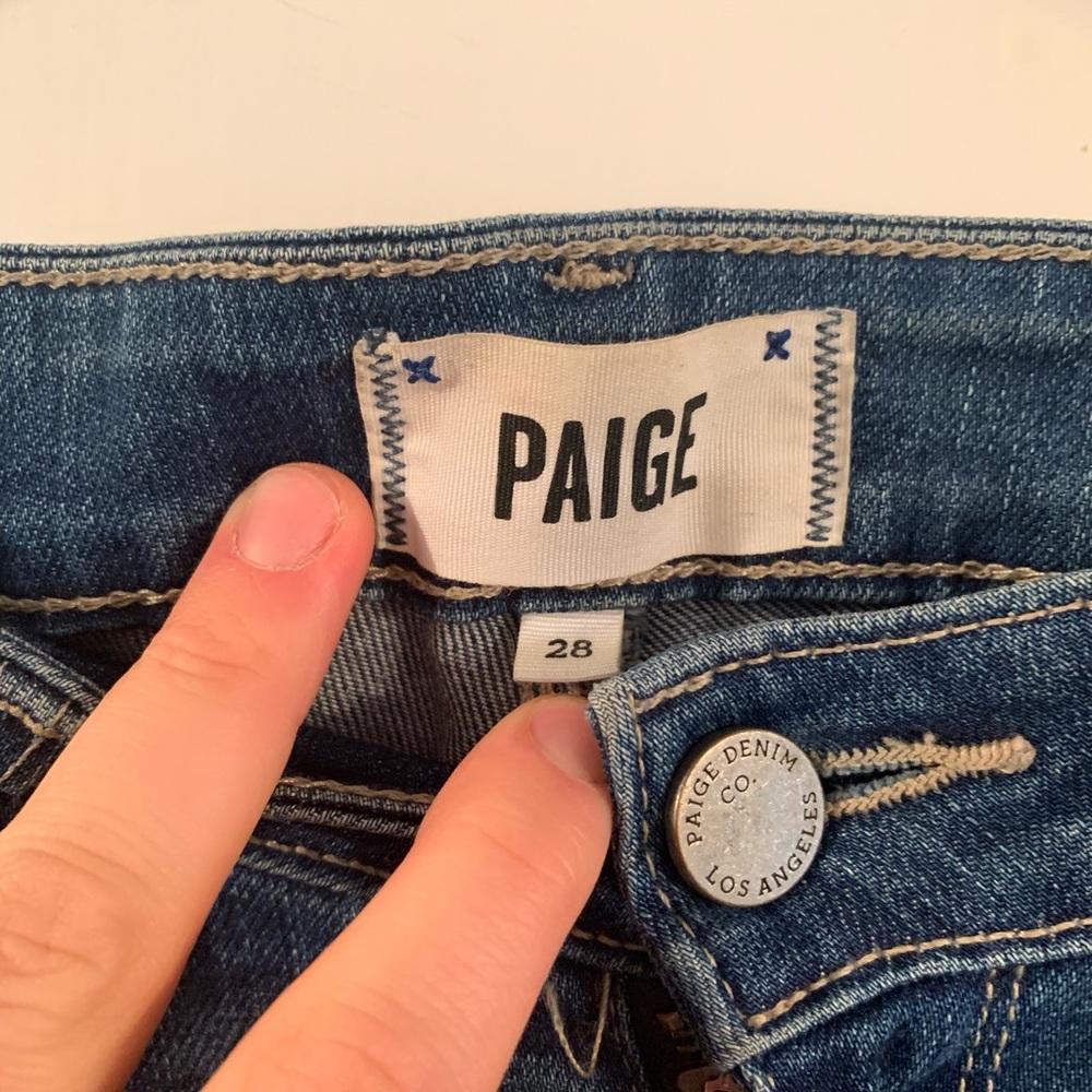 Paige Ripped Denim - Picture 4 of 8